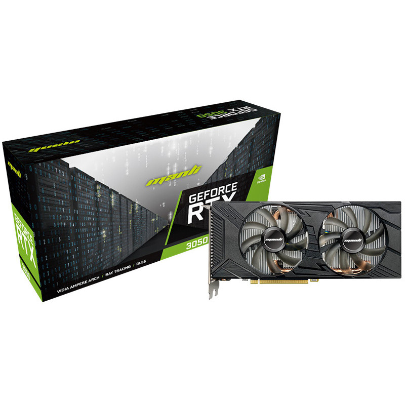 Manli N64030500M25240 näytönohjain NVIDIA GeForce RTX 3050 8 GB GDDR6