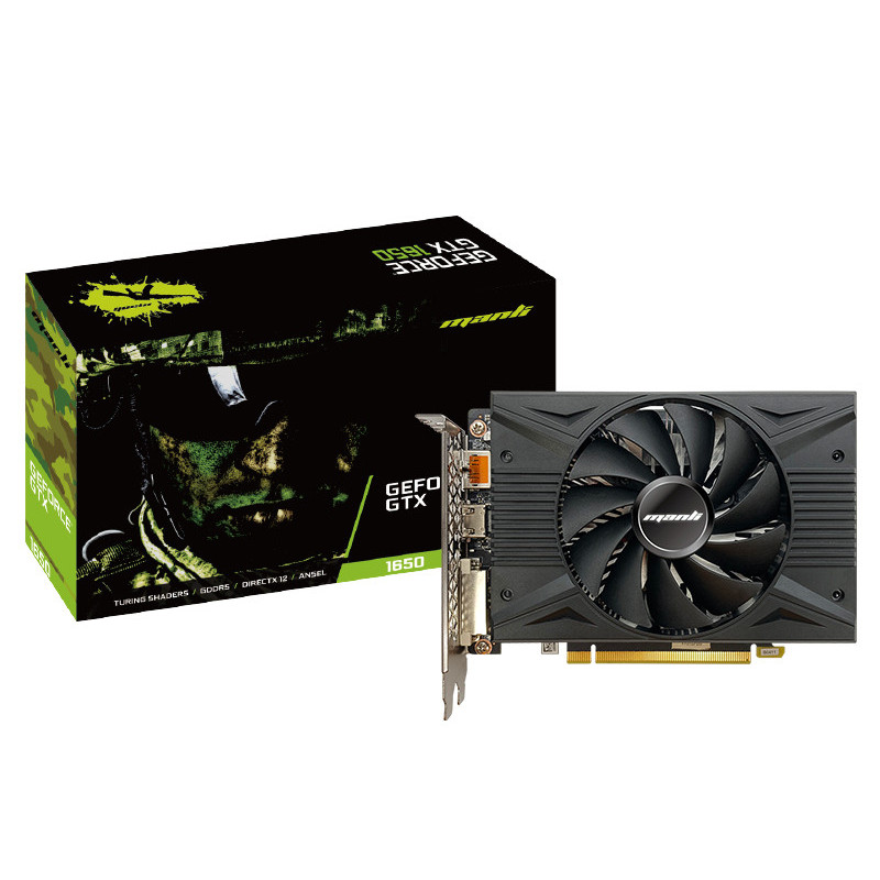 Manli N58516500M15730 näytönohjain NVIDIA GeForce GTX 1650 4 GB GDDR6