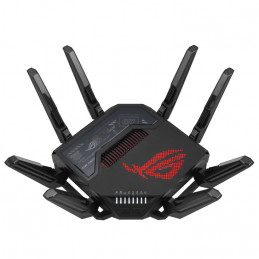 ASUS ROG Rapture GT-BE98 langaton reititin 10 Gigabit Ethernet Quad-band (2.4 GHz   5 GHz-1   5 GHz-2   6 GHz) Musta
