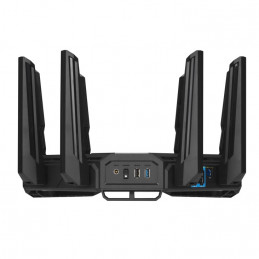 ASUS ROG Rapture GT-BE98 langaton reititin 10 Gigabit Ethernet Quad-band (2.4 GHz   5 GHz-1   5 GHz-2   6 GHz) Musta