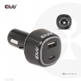 CLUB3D USB KFZ-Ladegerät 1xUSB C A 63W 12 24V retail