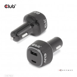 CLUB3D USB KFZ-Ladegerät 1xUSB C A 63W 12 24V retail