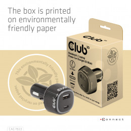 CLUB3D USB KFZ-Ladegerät 1xUSB C A 63W 12 24V retail
