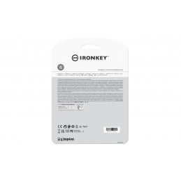 Kingston Technology IronKey Locker+ 50 USB-muisti 256 GB USB A-tyyppi 3.2 Gen 1 (3.1 Gen 1) Hopea