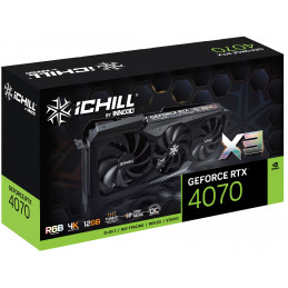 Inno3D C40703-126XX-186148H näytönohjain NVIDIA GeForce RTX 4070 12 GB GDDR6