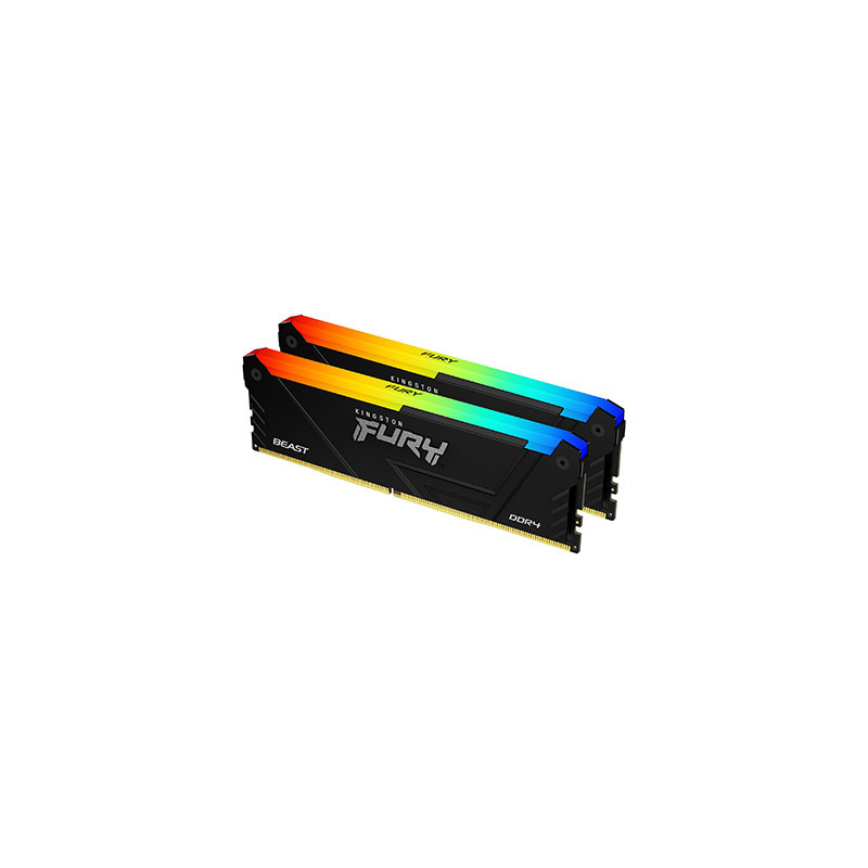 Kingston Technology FURY Beast RGB muistimoduuli 64 GB 2 x 32 GB DDR4 3200 MHz