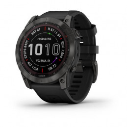 Garmin fēnix 7X 3,56 cm (1.4") MIP 51 mm Digitaalinen 280 x 280 pikseliä Kosketusnäyttö Harmaa Wi-Fi GPS (satelliitti)