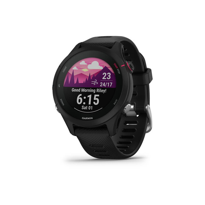 Garmin Forerunner 255S 3,3 cm (1.3") MIP 46 mm Digitaalinen 260 x 260 pikseliä Kosketusnäyttö Musta Wi-Fi GPS (satelliitti)