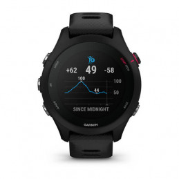 Garmin Forerunner 255S 3,3 cm (1.3") MIP 46 mm Digitaalinen 260 x 260 pikseliä Kosketusnäyttö Musta Wi-Fi GPS (satelliitti)