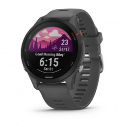 Garmin Forerunner 255 3,3 cm (1.3") MIP 46 mm Digitaalinen 260 x 260 pikseliä Kosketusnäyttö Harmaa Wi-Fi GPS (satelliitti)