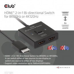CLUB3D CSV-1384 KVM-kytkin