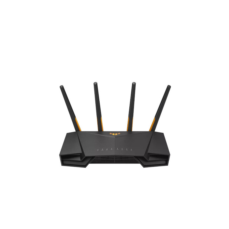 ASUS TUF Gaming AX3000 V2 langaton reititin Gigabitti Ethernet Kaksitaajuus (2,4 GHz 5 GHz) Musta, Oranssi