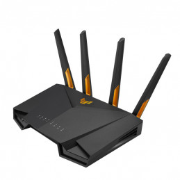 ASUS TUF Gaming AX3000 V2 langaton reititin Gigabitti Ethernet Kaksitaajuus (2,4 GHz 5 GHz) Musta, Oranssi