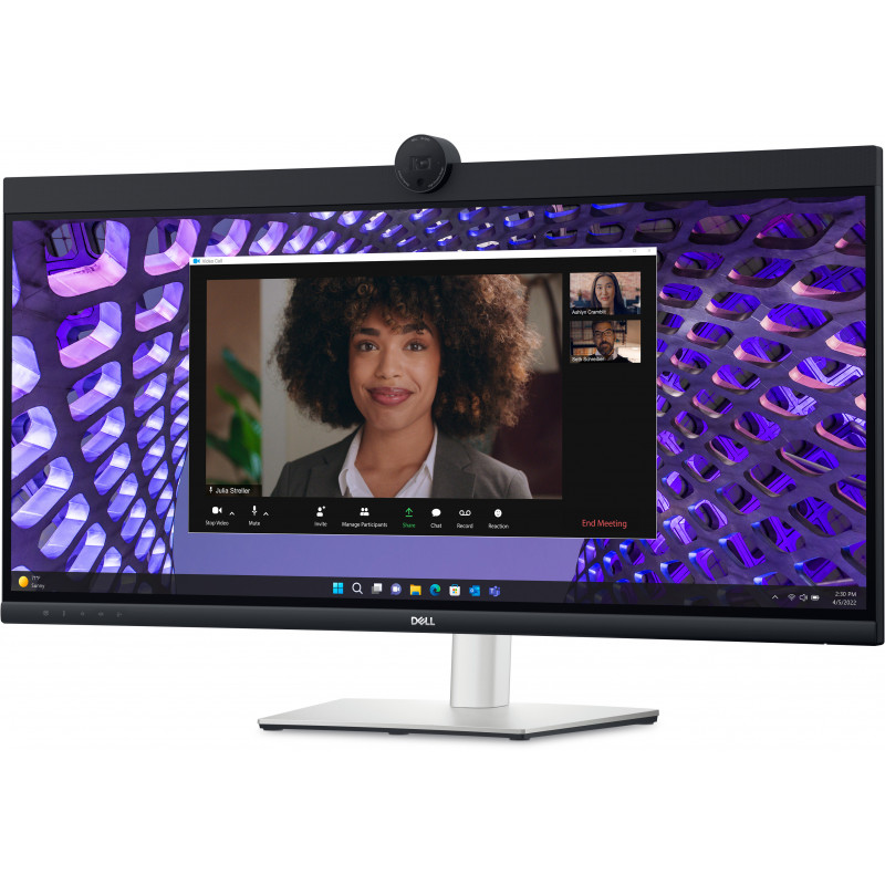 DELL P Series P3424WEB tietokoneen litteä näyttö 86,7 cm (34.1") 3440 x 1440 pikseliä 4K Ultra HD LCD Musta