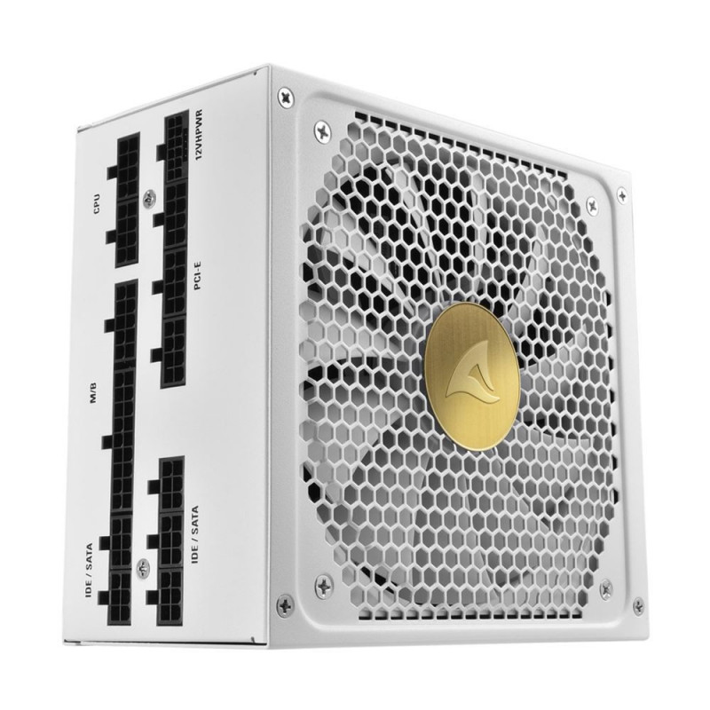 Sharkoon Rebel P30 Gold virtalähdeyksikkö 1000 W 20+4 pin ATX ATX Valkoinen