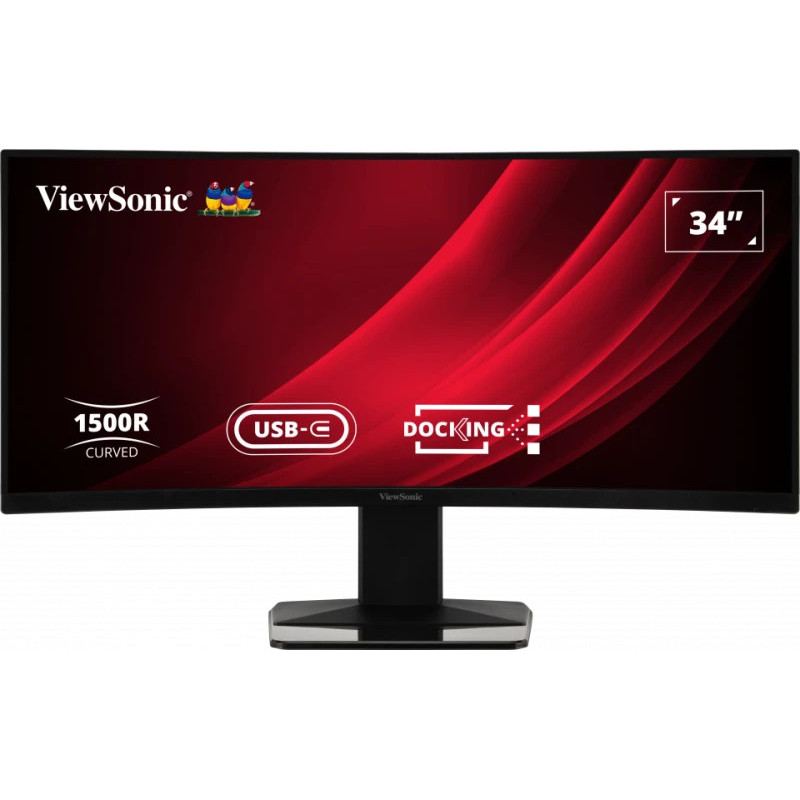 Viewsonic Display VG3419C tietokoneen litteä näyttö 86,4 cm (34") 3440 x 1440 pikseliä UltraWide Quad HD LED Musta