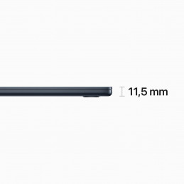 Apple MacBook Air Kannettava tietokone 38,9 cm (15.3") Apple M M2 8 GB 512 GB SSD Wi-Fi 6 (802.11ax) macOS Ventura Laivasto