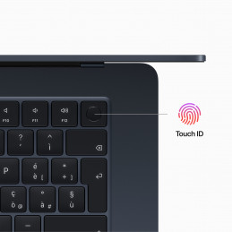 Apple MacBook Air Kannettava tietokone 38,9 cm (15.3") Apple M M2 8 GB 512 GB SSD Wi-Fi 6 (802.11ax) macOS Ventura Laivasto