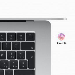 Apple MacBook Air Kannettava tietokone 38,9 cm (15.3") Apple M M2 8 GB 256 GB SSD Wi-Fi 6 (802.11ax) macOS Ventura Hopea