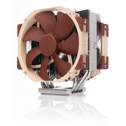 Noctua NH-U14S TR5-SP6 Tietokoneen jäähdytysjärjestelmä Suoritin Ilmanjäähdytin 14 cm Vaaleanruskea 1 kpl