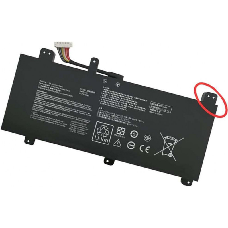 CoreParts MBXAS-BA0338 kannettavan tietokoneen varaosa Akku