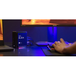 Western Digital D50 Langallinen Thunderbolt 3 Musta