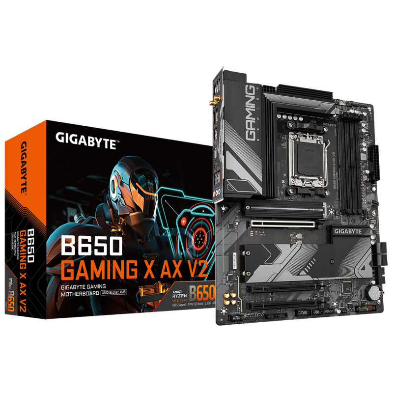 Gigabyte B650 GAMING X AX V2 emolevy AMD B650 Pistoke AM5 ATX