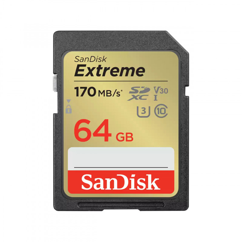 SanDisk Extreme 64 GB SDXC UHS-I Luokka 10