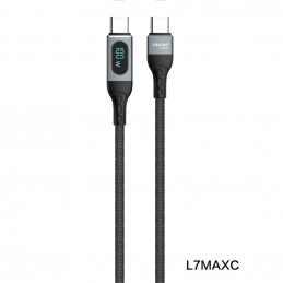 DUDAO Kabel USB USB-C - Czarny 6973687243685 - Kabel USB-kaapeli 1 m USB C Musta