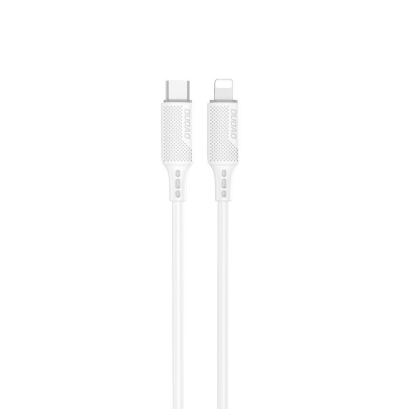 DUDAO Kabel USB USB-C - Lightning 1 m Bialy _20220927153758 Valkoinen