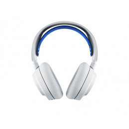 Steelseries ARCTIS NOVA 7P WHITE Kuulokkeet Langaton Pääpanta Pelaaminen Bluetooth Sininen, Valkoinen