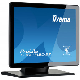 iiyama ProLite T1521MSC-B2 tietokoneen litteä näyttö 38,1 cm (15") 1024 x 768 pikseliä XGA LED Kosketusnäyttö Pöydän pinta Musta