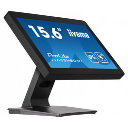 iiyama ProLite T1633MSC-B1 tietokoneen litteä näyttö 39,6 cm (15.6") 1920 x 1080 pikseliä Full HD LCD Kosketusnäyttö Musta