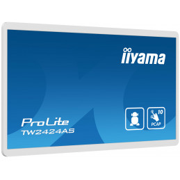 iiyama TW2424AS-W1 infonäyttö Digitaalinen litteä infotaulu 60,5 cm (23.8") Wi-Fi 250 cd m² 4K Ultra HD Musta Kosketusnäyttö