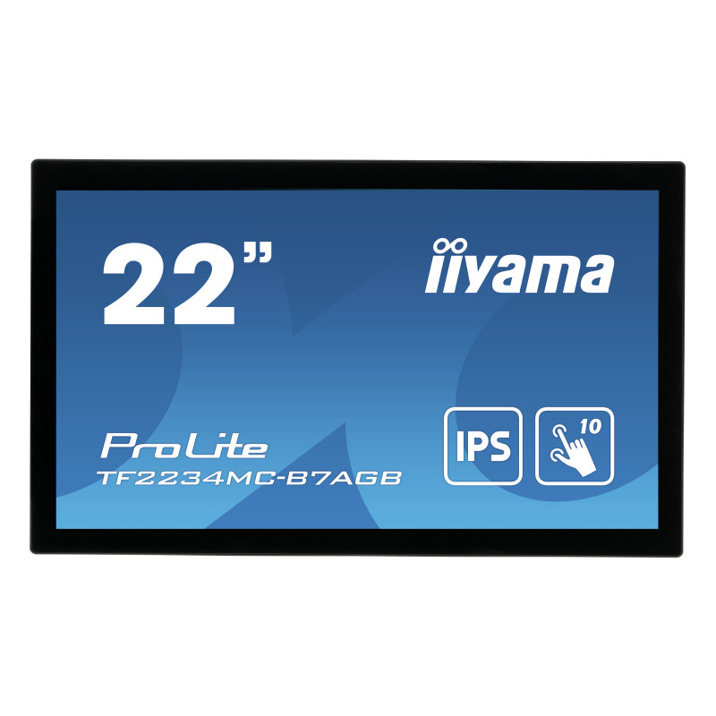 iiyama ProLite TF2234MC-B7AGB tietokoneen litteä näyttö 54,6 cm (21.5") 1920 x 1080 pikseliä Full HD LED Kosketusnäyttö