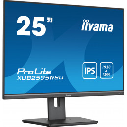 iiyama ProLite XUB2595WSU-B5 tietokoneen litteä näyttö 63,5 cm (25") 1920 x 1200 pikseliä WUXGA LED Musta
