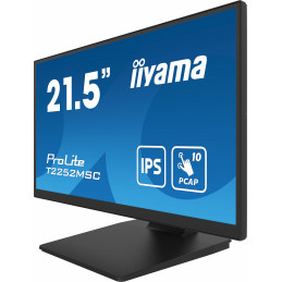 iiyama ProLite T2252MSC-B2 tietokoneen litteä näyttö 54,6 cm (21.5") 1920 x 1080 pikseliä Full HD LCD Kosketusnäyttö Musta