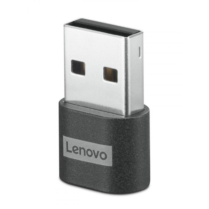 Lenovo 4X91C99226 kaapelin sukupuolenvaihtaja USB-C USB-A Musta