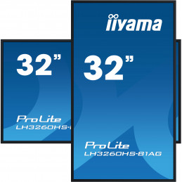 iiyama PROLITE Digitaalinen A-taulu 80 cm (31.5") LED Wi-Fi 500 cd m² Full HD Musta Sisäänrakennettu prosessori Android 11 24 7