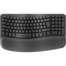 Logitech Wave Keys for Business näppäimistö RF Wireless + Bluetooth QWERTY Tanska, Suomi, Norjalainen, Ruotsi Grafiitti