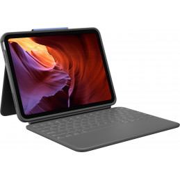 Logitech Rugged Folio Grafiitti Smart Connector QWERTY Tanska, Suomi, Norjalainen, Ruotsi