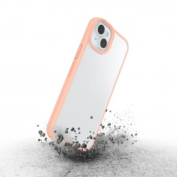 OtterBox React matkapuhelimen suojakotelo 17 cm (6.7") Suojus Persikka, Läpinäkyvä
