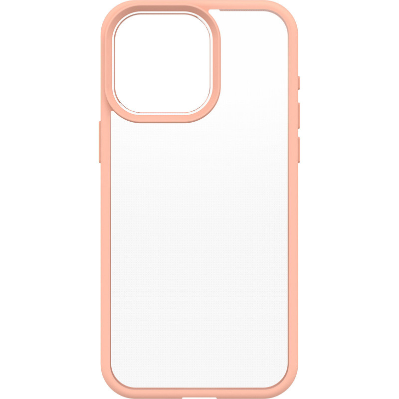 OtterBox React matkapuhelimen suojakotelo 17 cm (6.7") Suojus Persikka, Läpinäkyvä