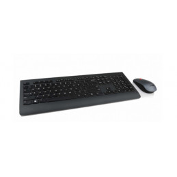 Lenovo 4X30H56825 näppäimistö Sisältää hiiren Langaton RF ranska, Saksa Musta