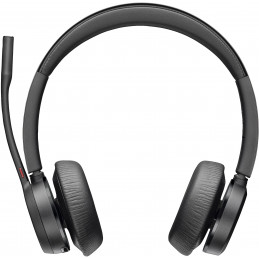 POLY Voyager 4320 UC -USB-A-stereokuulokemikrofoni +BT700 USB-A -sovitin + latausteline