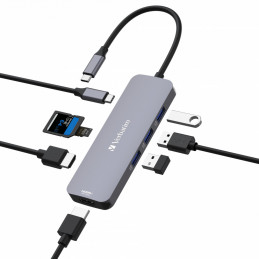 Verbatim CMH-08 USB Type-C 5000 Mbit s Hopea