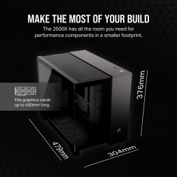 Corsair 2500X Midi Tower Musta