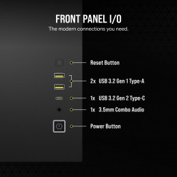 Corsair 2500X Midi Tower Musta