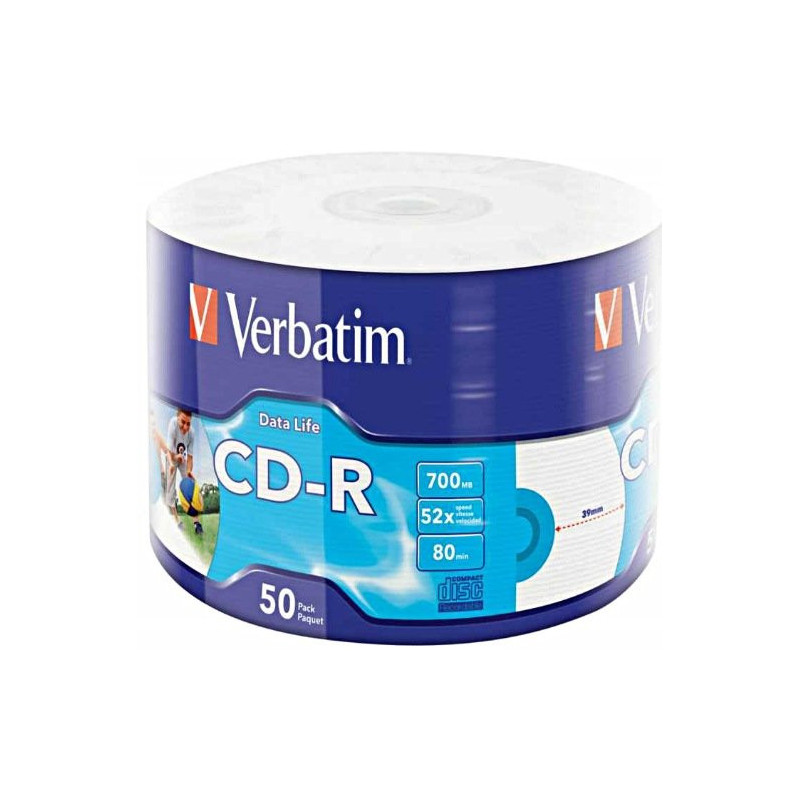 Verbatim 50x CD-R 700 MB 50 kpl