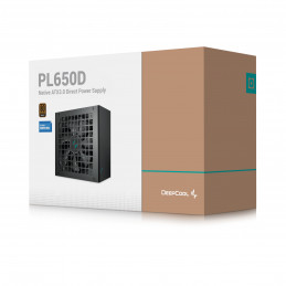 DeepCool PL650D virtalähdeyksikkö 650 W 20+4 pin ATX ATX Musta